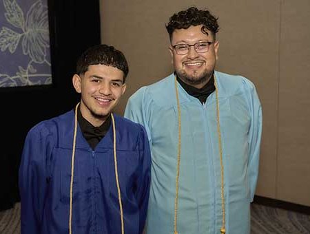 CIS Site Coordinator Marco and CIS Alum Esteban