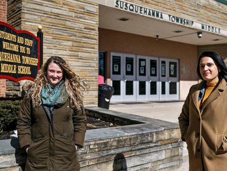 Jessica Knapp (left) is executive director of CIS of PA