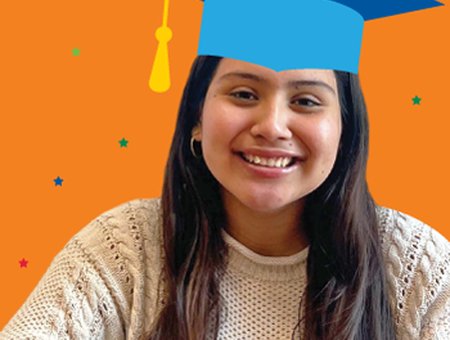 Olga, graduating senior from CIS of LA