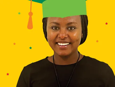 Hewan, a graduating senior from CIS of NOVA
