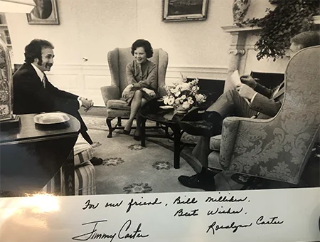 President Jimmy Carter, First Lady Rosalynn Carter, and CIS Founder Bill Milliken