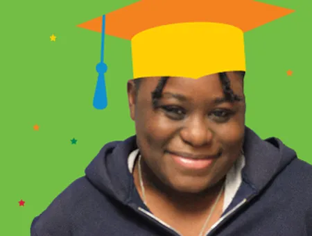 Shamaia, graduating senior from CIS of Greater Wichita Falls
