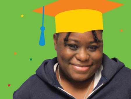 Shamaia, graduating senior from CIS of Greater Wichita Falls